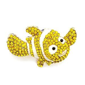 GOLDFISH Fish Brooch & PENDANT